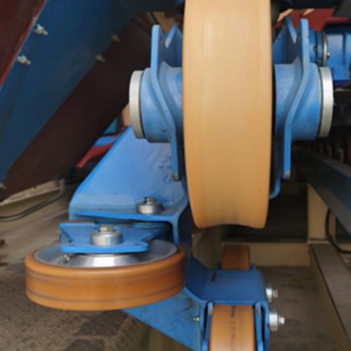 Amusement park equipment polyurethane tires